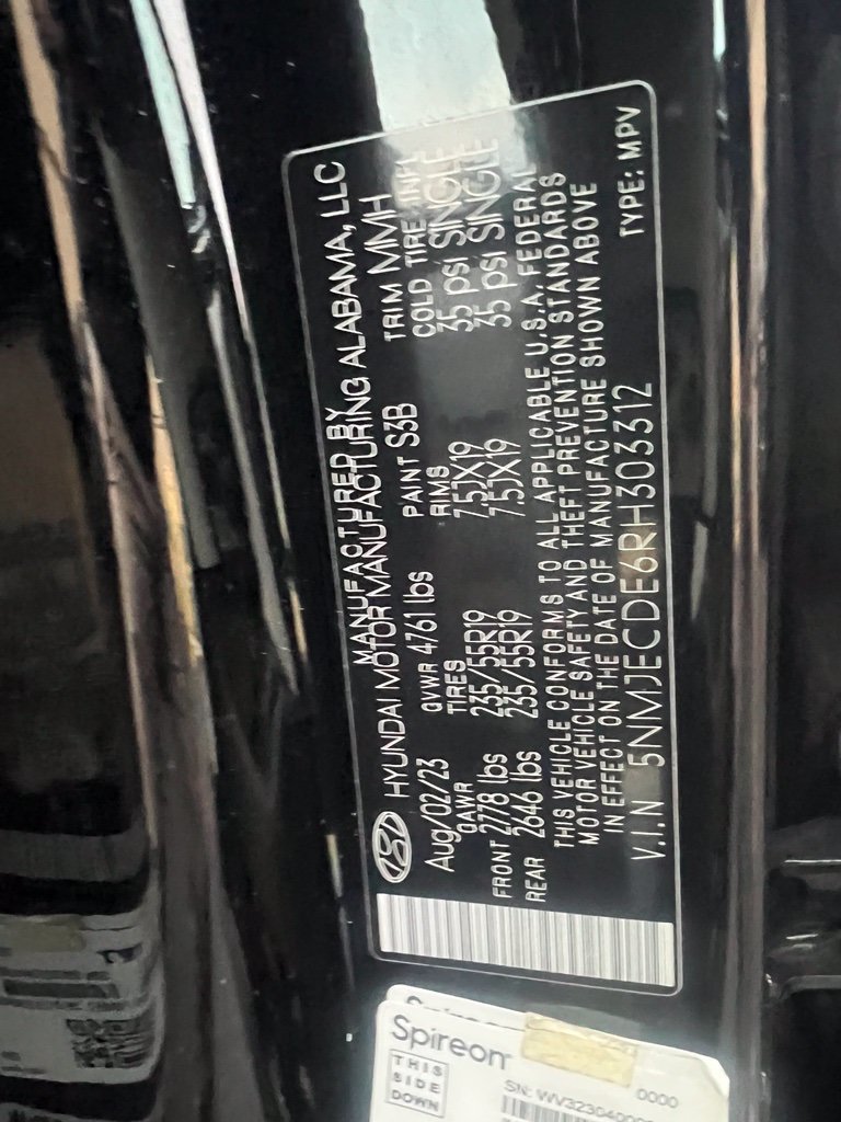 Certified Used 2024 Black Hyundai Limited image 12