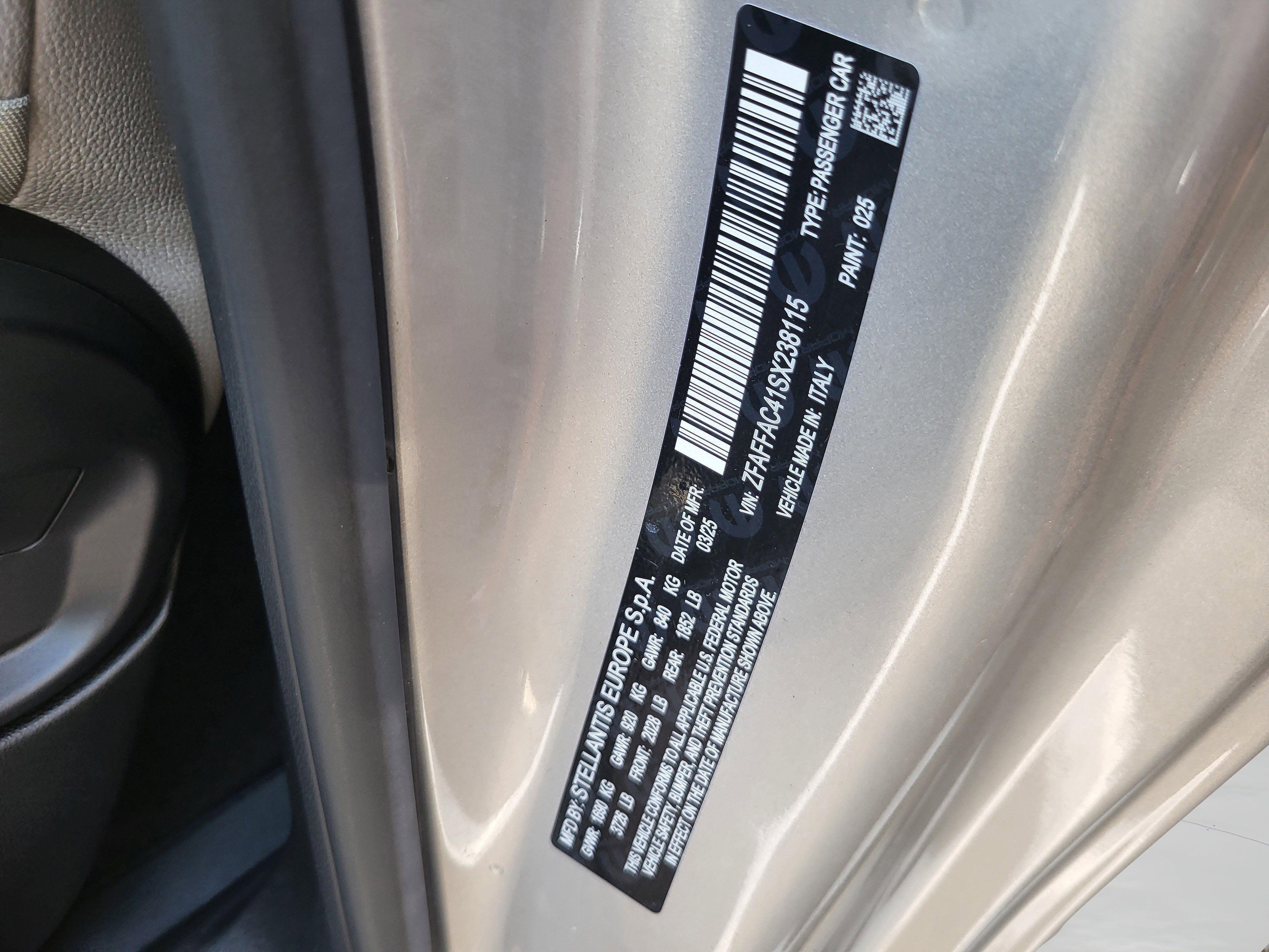 2025 FIAT 500e Base - Photo 76