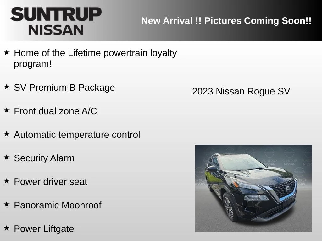 Used 2023 Black Nissan SV image 6