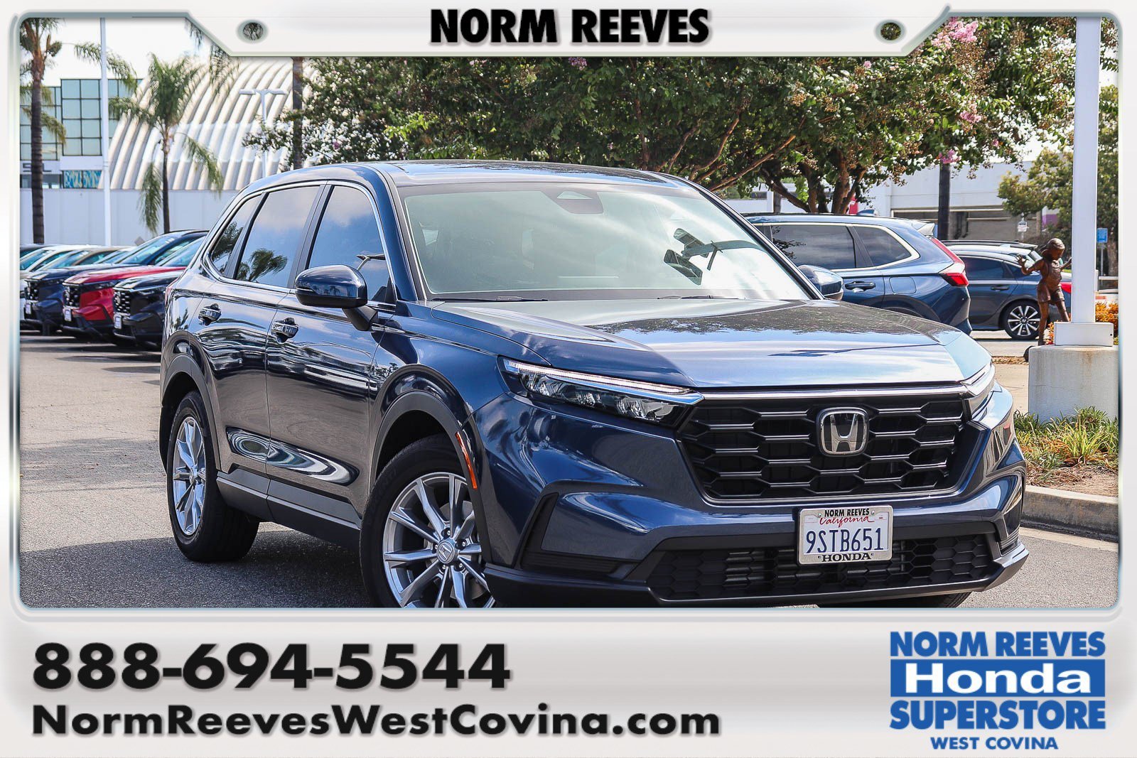 Certified Used 2025 Blue Honda LX image 1