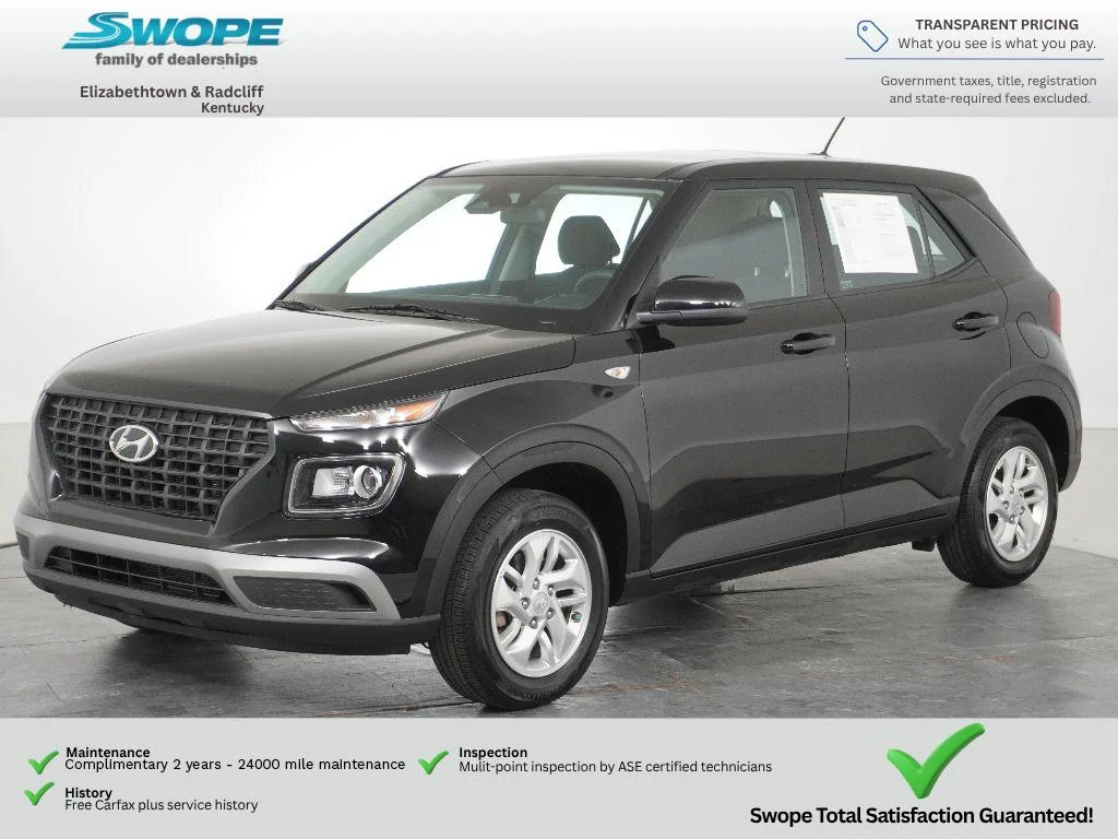 Certified Used 2023 Black Noir Pearl Hyundai SE image 7
