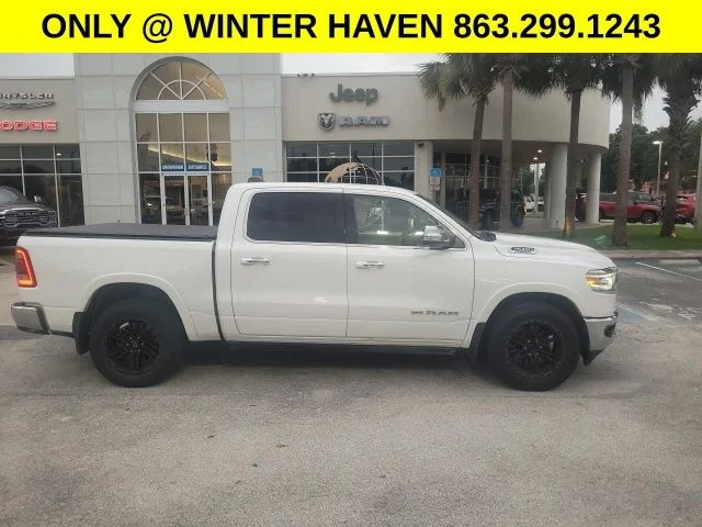 Used 2019 White Ram Laramie Longhorn image 1