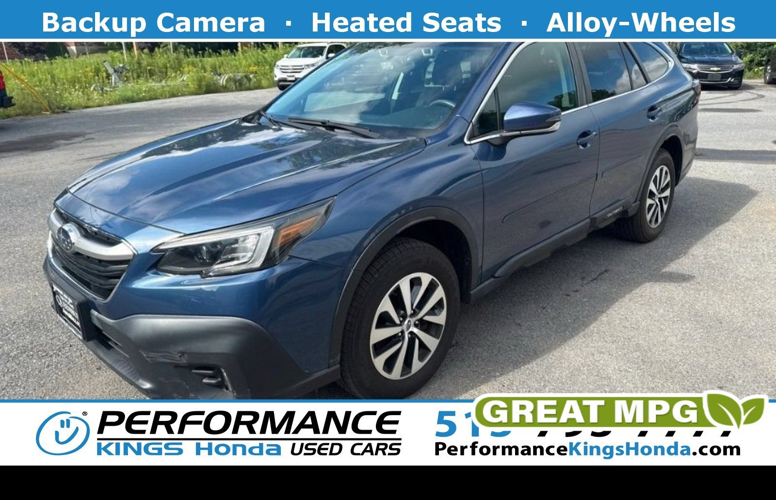 Used 2020 Abyss Blue Pearl Subaru Premium image 1