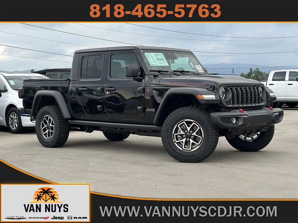 New 2026 Black Clear Coat Jeep Rubicon 4x4 image 1