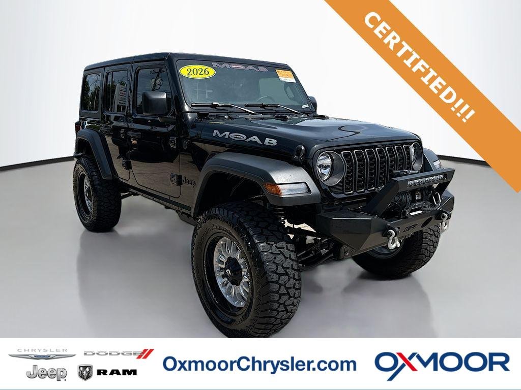 Used 2026 Black Clearcoat Jeep Sport image 1