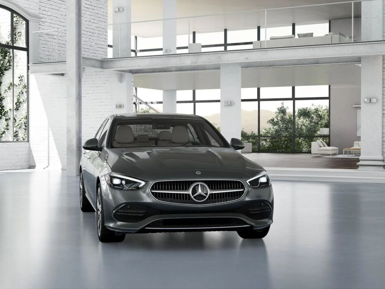 New 2026 Selenite Grey Metallic Mercedes-Benz C 300 image 8
