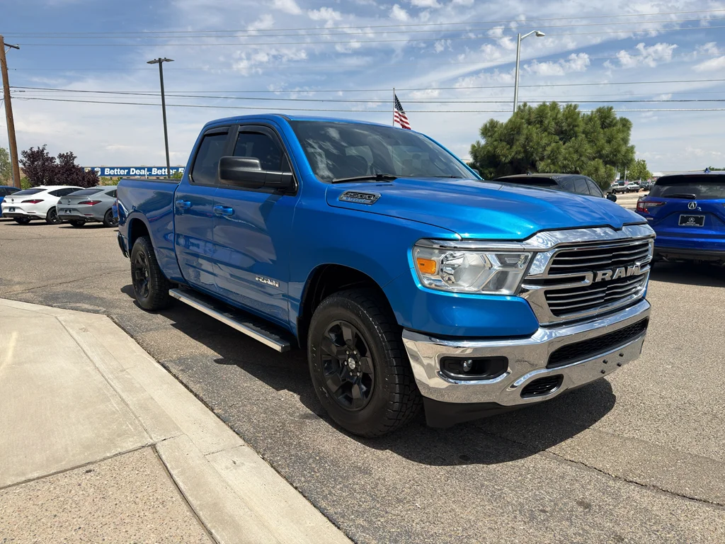 Used 2022 Hydro Blue Pearlcoat Ram Big Horn image 4