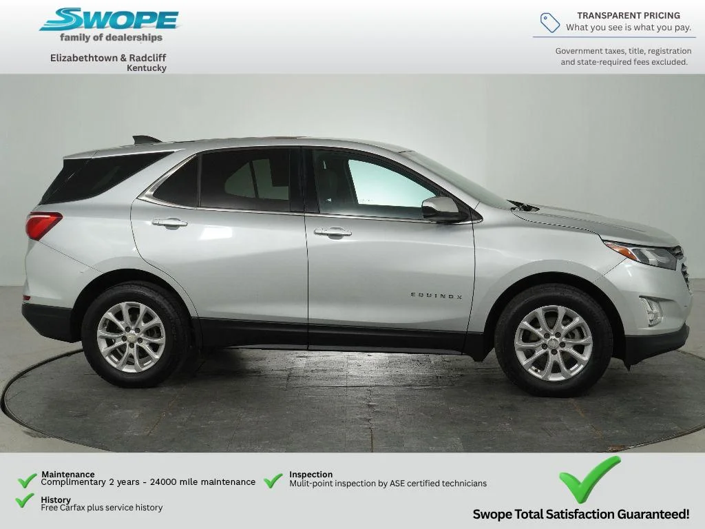 Used 2018 Silver Ice Metallic Chevrolet LT image 2