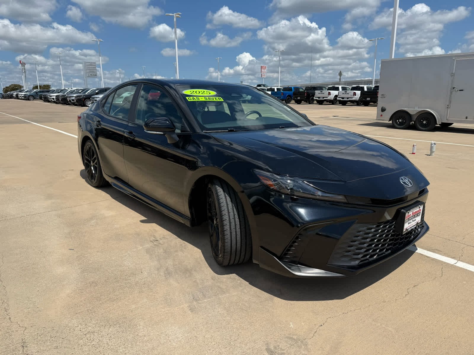 Used 2025 Midnight Black Metallic Toyota XSE image 4