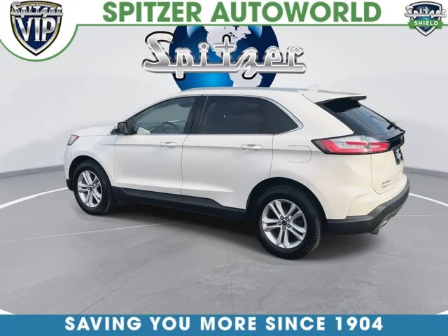 Used 2019 White Platinum Clearcoat Metallic Ford SEL image 7