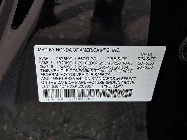 Used 2019 Black Acura 3.5L Technology Pkg w/A-Spec Pkg image 28