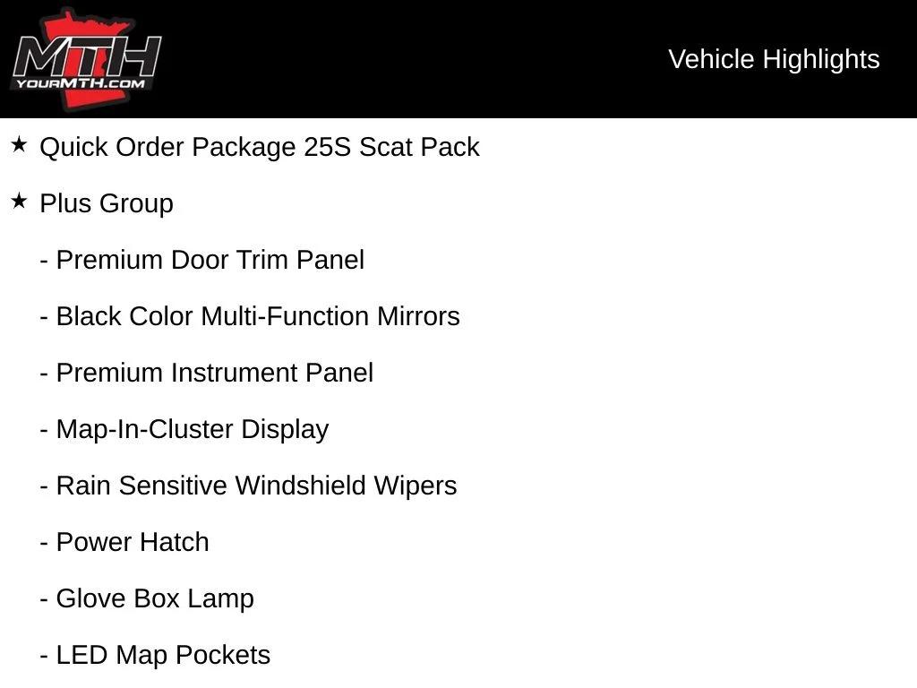 Certified Used 2024 Black Dodge R/T Scat Pack image 5