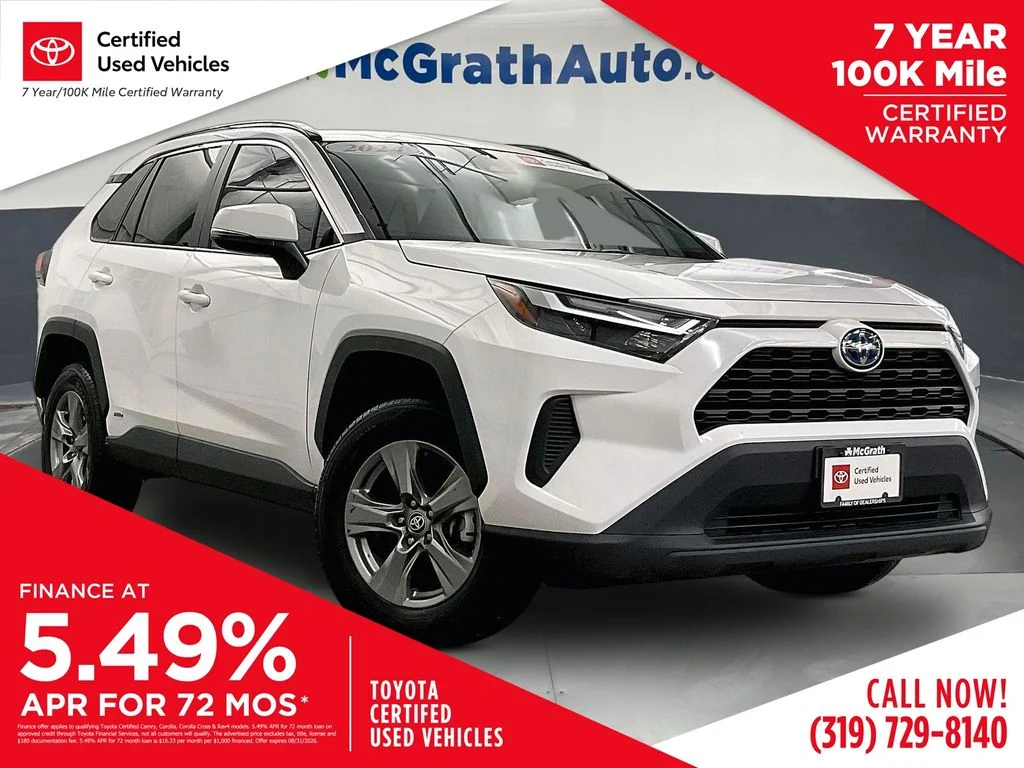 Certified Used 2024 White Toyota XLE image 1