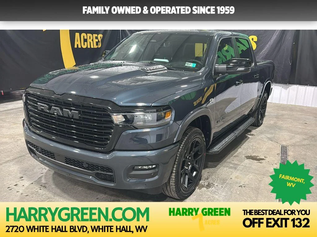 New 2026 Forged Blue Metallic Exterior Paint RAM Laramie image 1