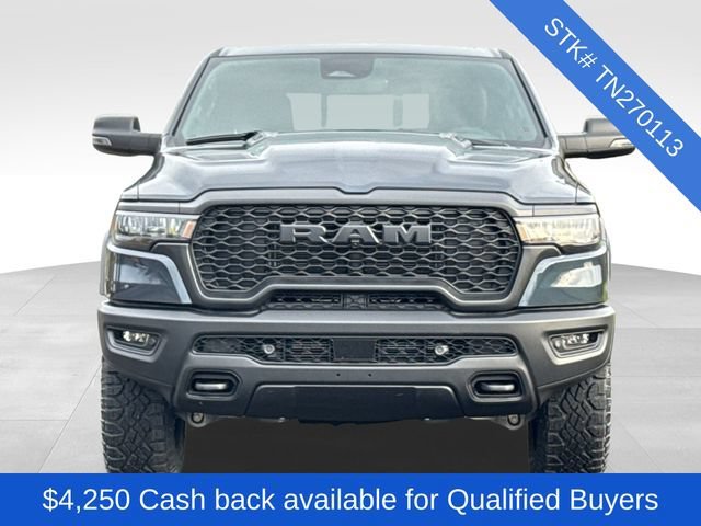 New 2026 Forged Blue Metallic Exterior Paint RAM Rebel image 2