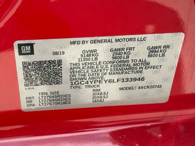 Used 2020 Red Hot Chevrolet LTZ image 25
