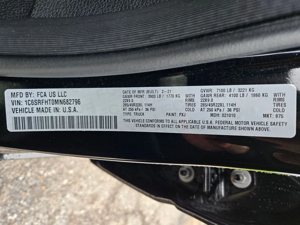 Used 2021 Black Ram Limited image 36