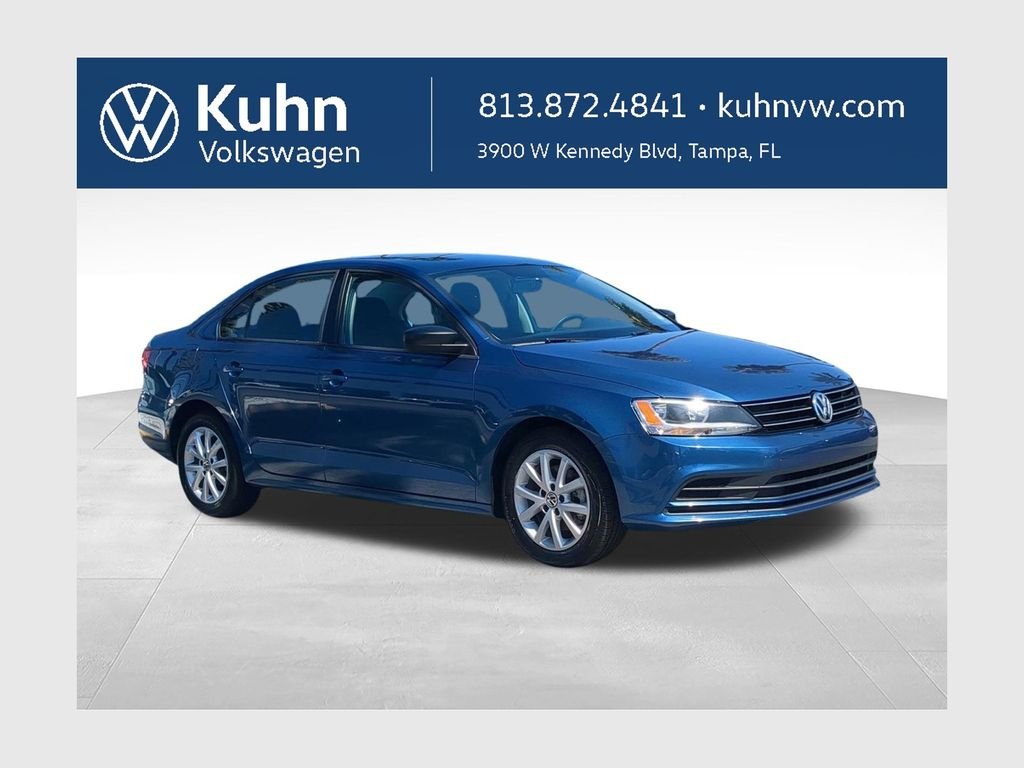 Used 2015 Blue Volkswagen 1.8T SE image 1
