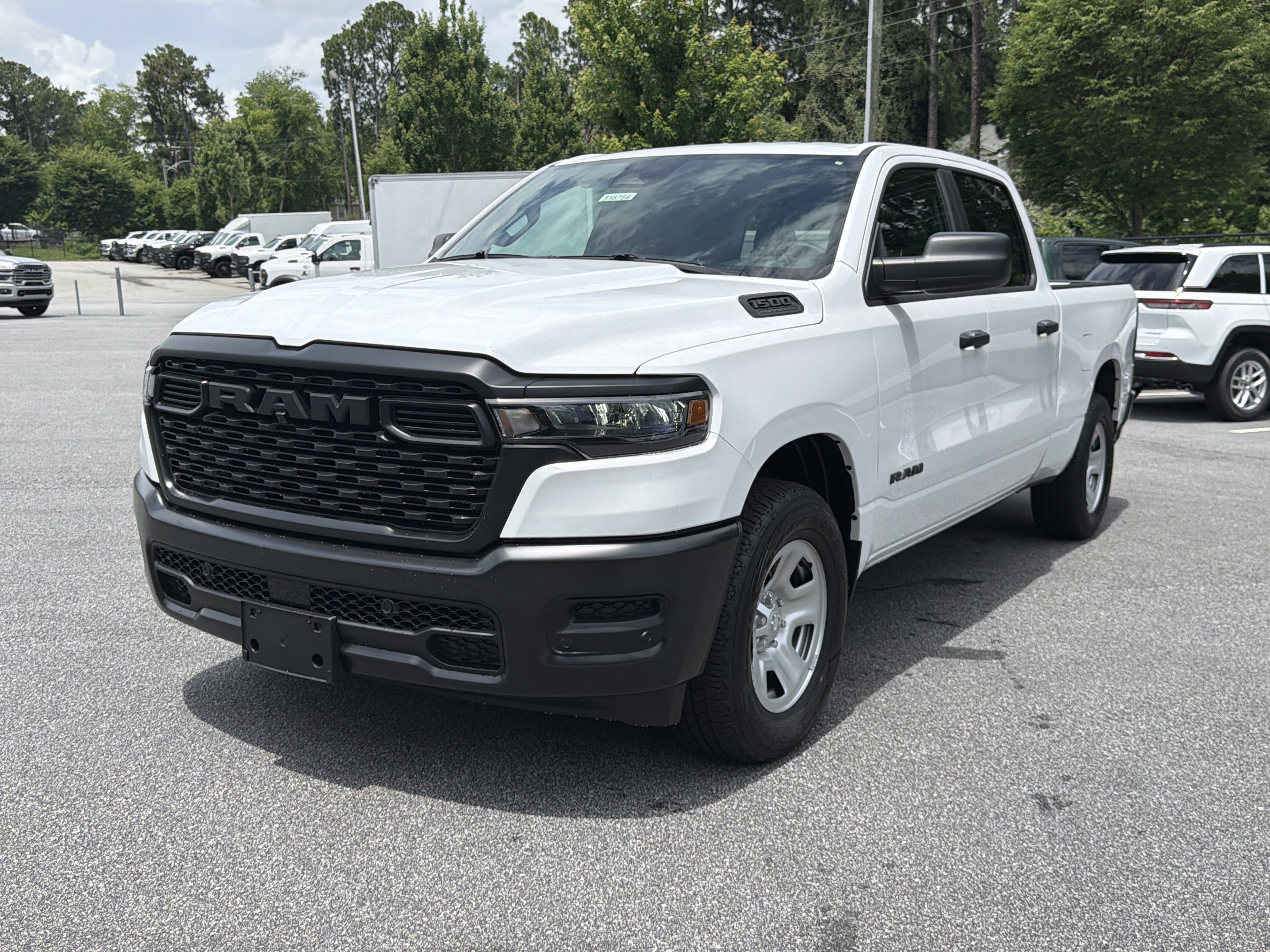 New 2026 Bright White Clear-Coat Exterior Paint RAM Tradesman image 3