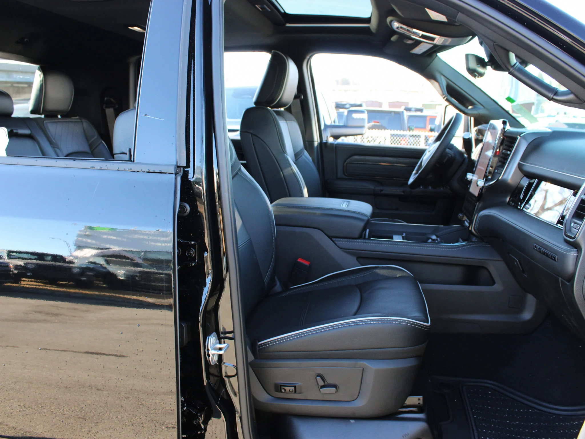 Used 2026 Black RAM Limited* Mega Cab Dually, 20 Inch Mayhem Wheels, 33 Inch Tires, Trigger Industries Mudflaps image 17