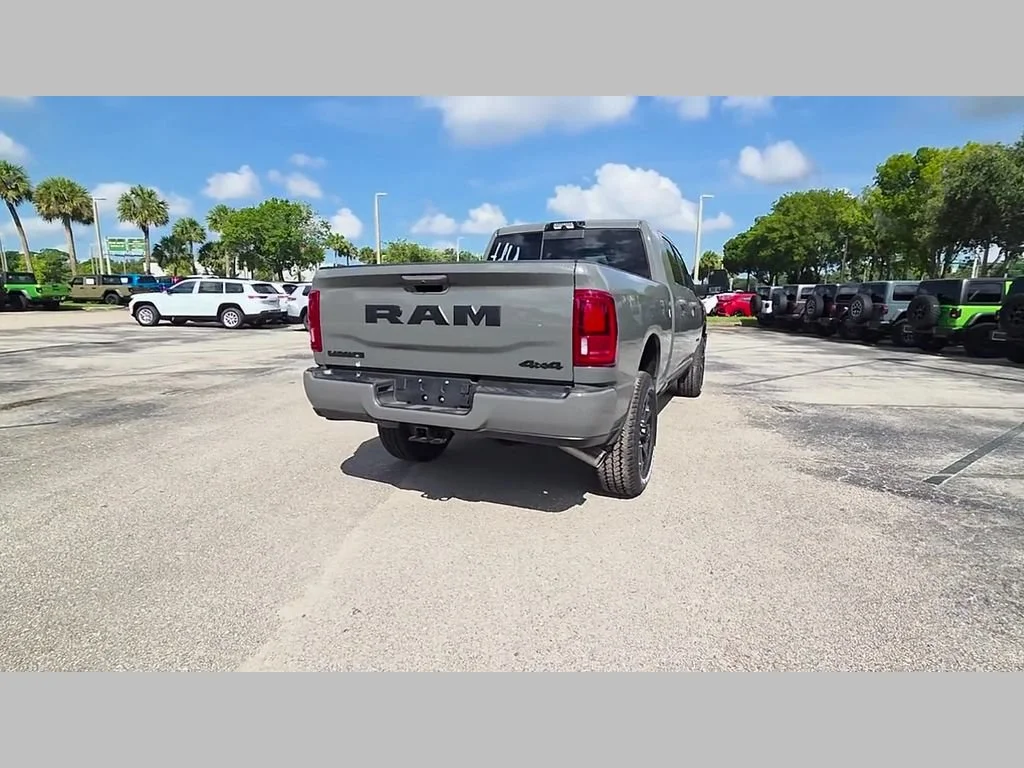 New 2026 Ceramic Gray Clear-Coat Exterior Paint RAM Laramie image 26