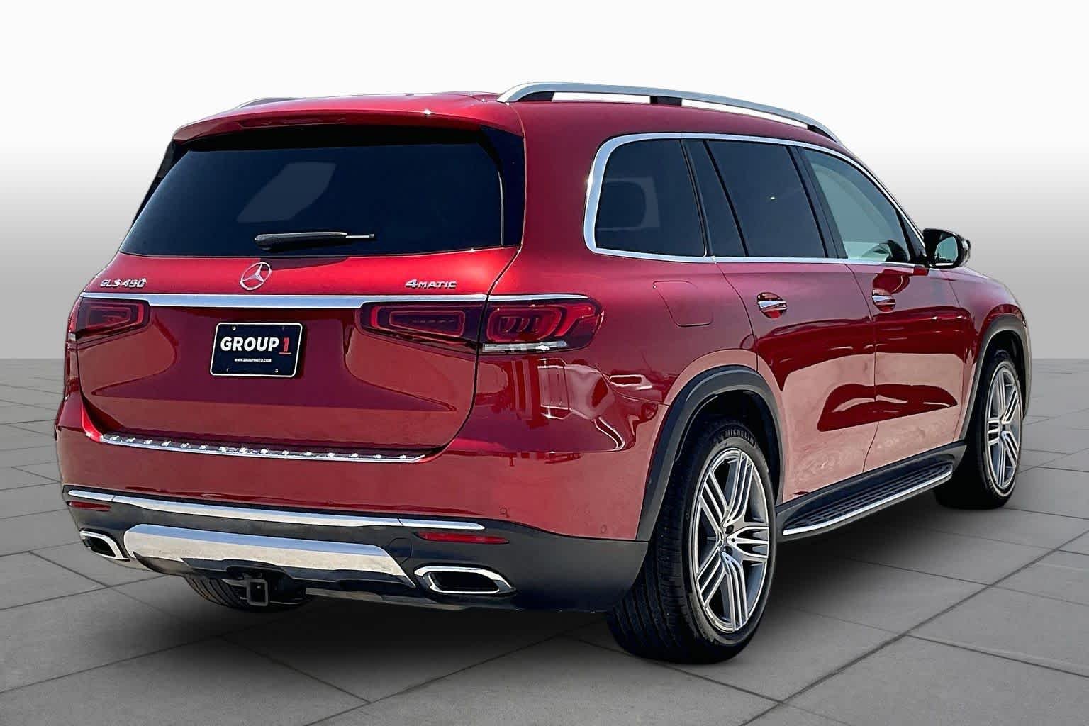 Used 2020 designo Cardinal Red Metallic Mercedes-Benz GLS 450 image 13
