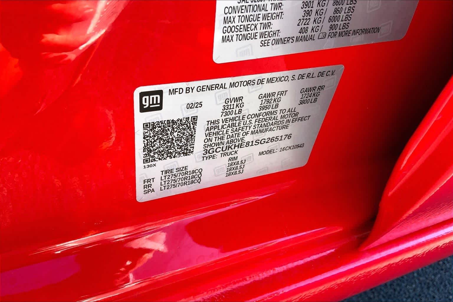 Certified Used 2025 Red Hot Chevrolet ZR2 image 37