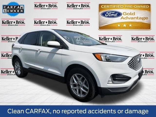 Certified Used 2023 White Ford SEL image 1