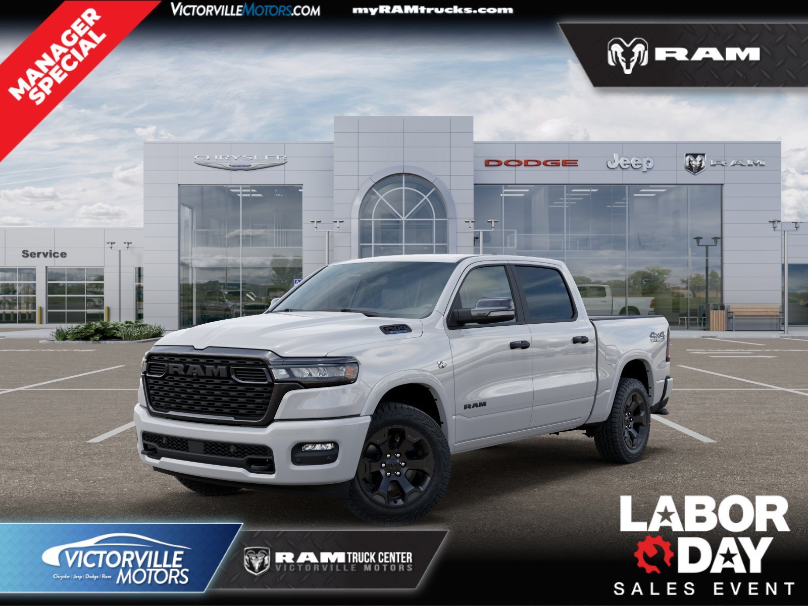 New 2026 Bright White Clearcoat RAM Big Horn/Lone Star image 1