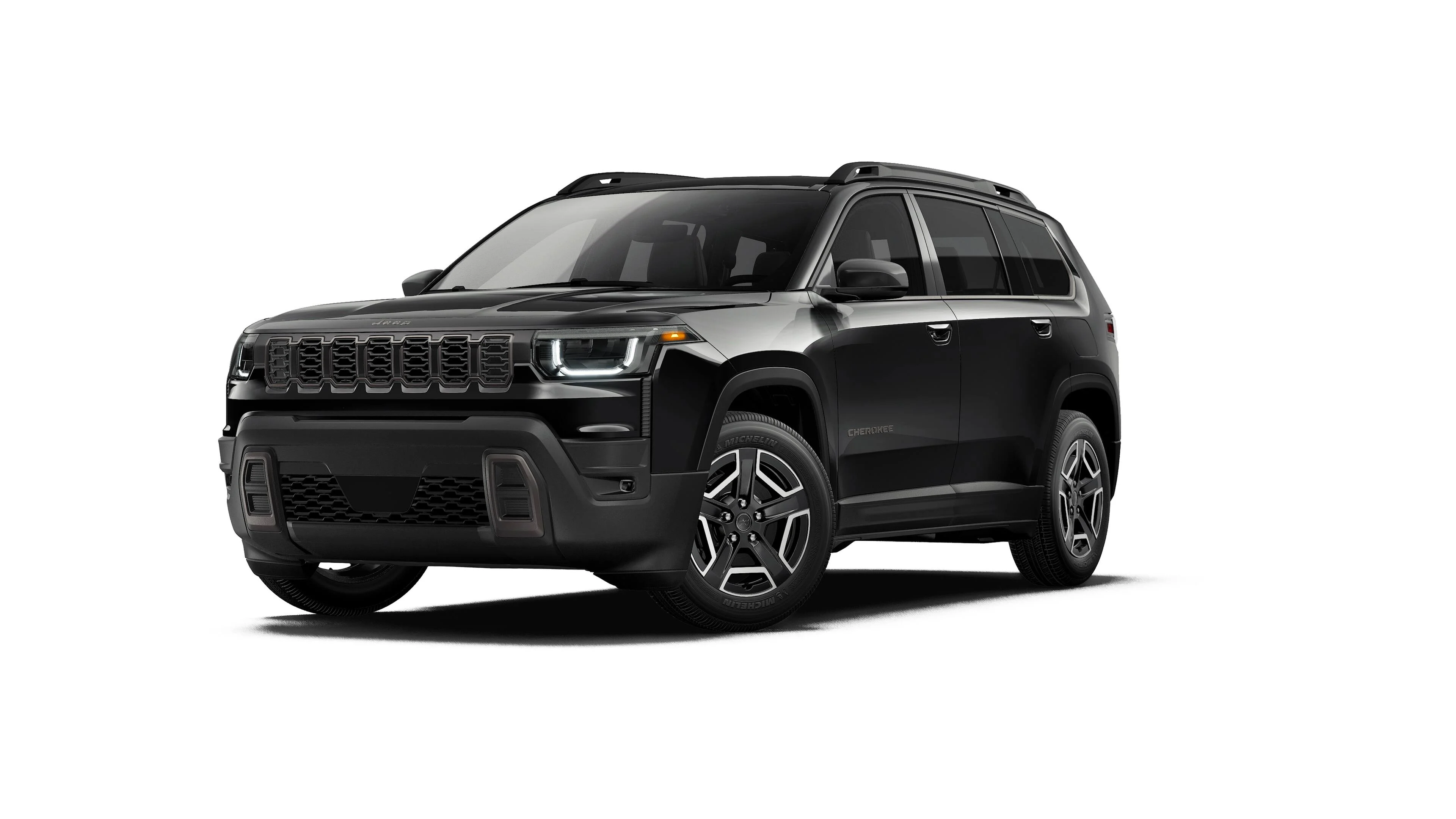 New 2027 Diamond Black Crystal Pearl-Coat Paint Jeep Limited image 1