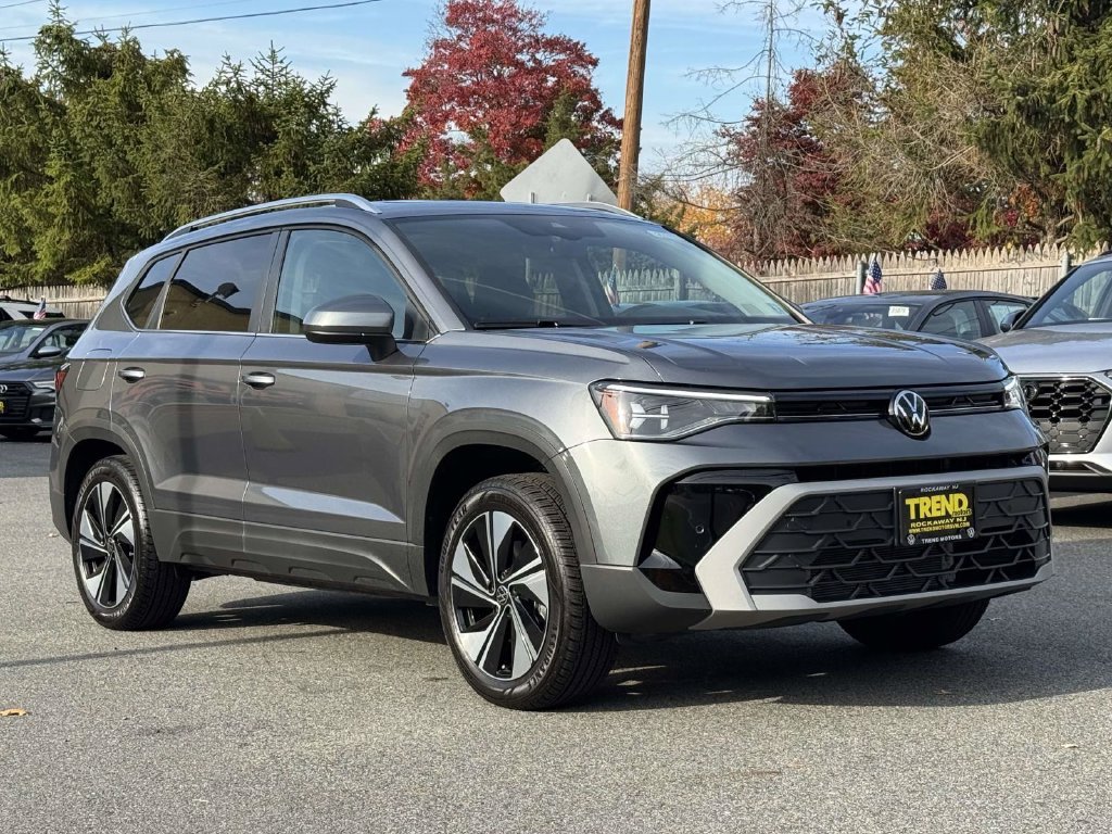 Platinum Gray Metallic 2026 Volkswagen Taos SUV / Crossover All-Wheel Drive 8-Speed Automatic
