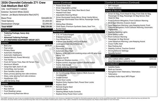 2026 Chevrolet Colorado Z71 - Photo 6