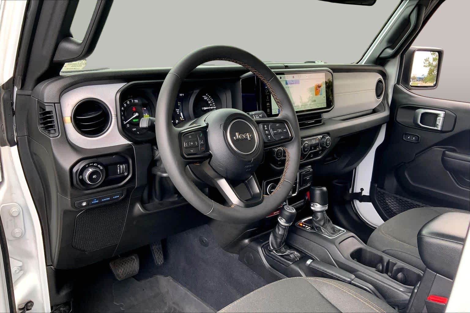 Used 2024 Bright White Clearcoat Jeep Willys image 18