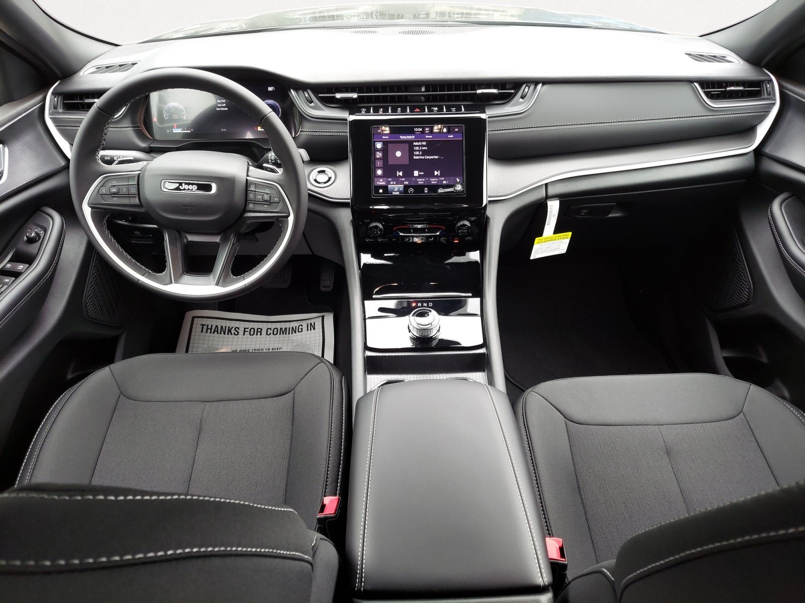 New 2026 Diamond Black Crystal Pearlcoat Jeep Laredo image 3
