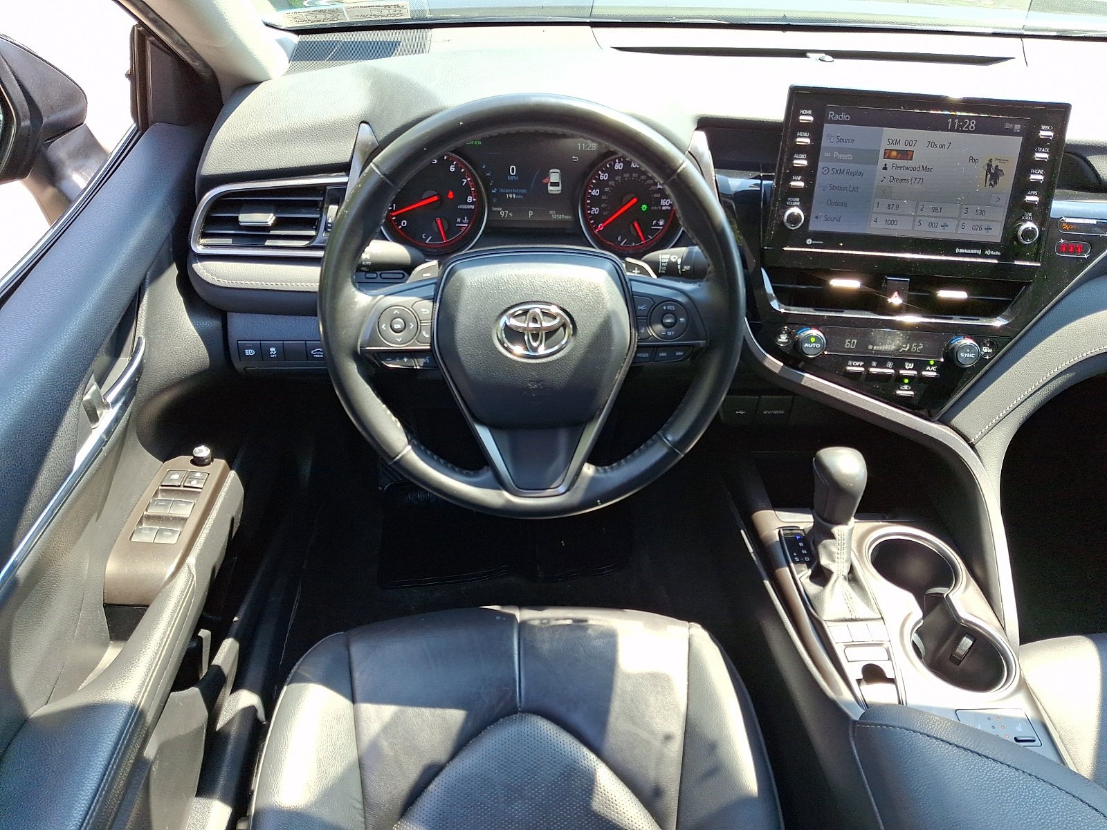 Used 2024 Midnight Black Metallic   218 Toyota XSE image 10