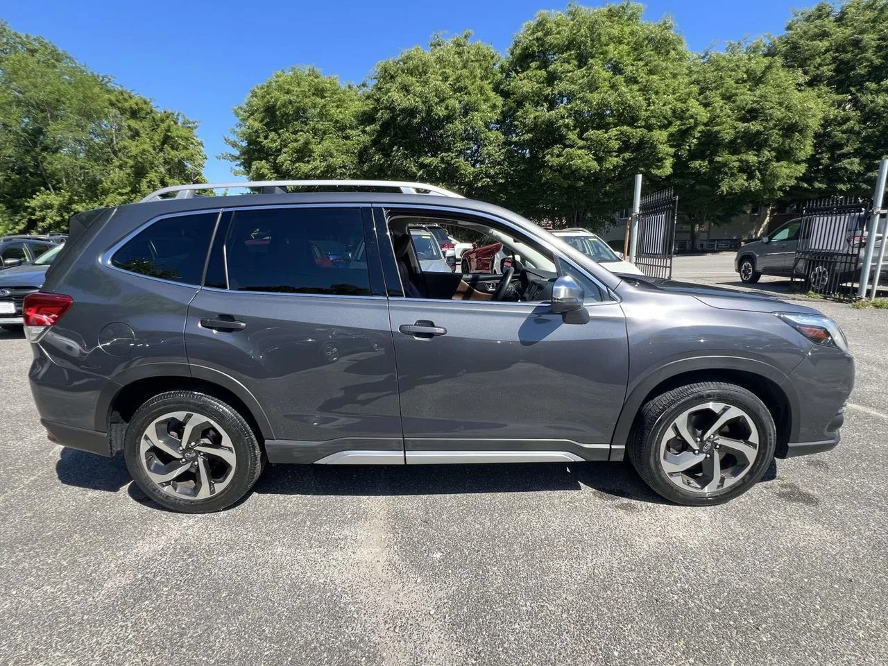 Used 2023 Magnetite Gray Metallic Subaru Touring image 3