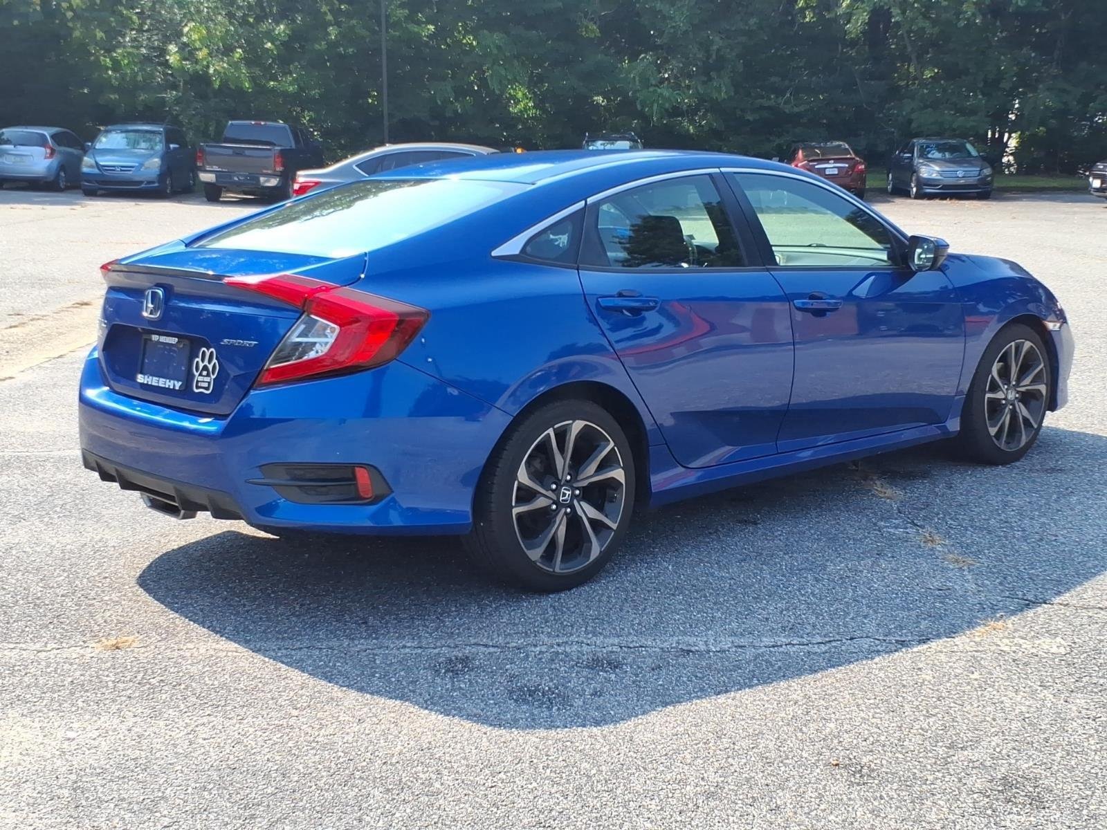 Used 2021 Aegean Blue Metallic Honda Sport image 3