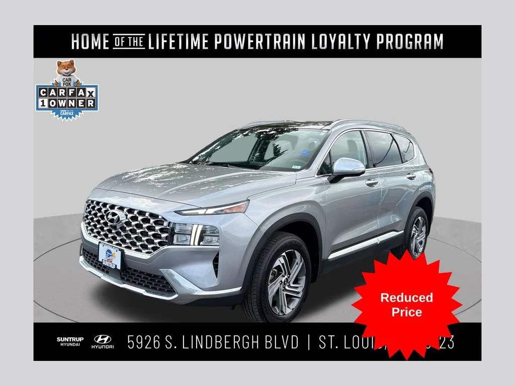 Used 2023 Shimmering Silver Pearl Hyundai SEL image 1