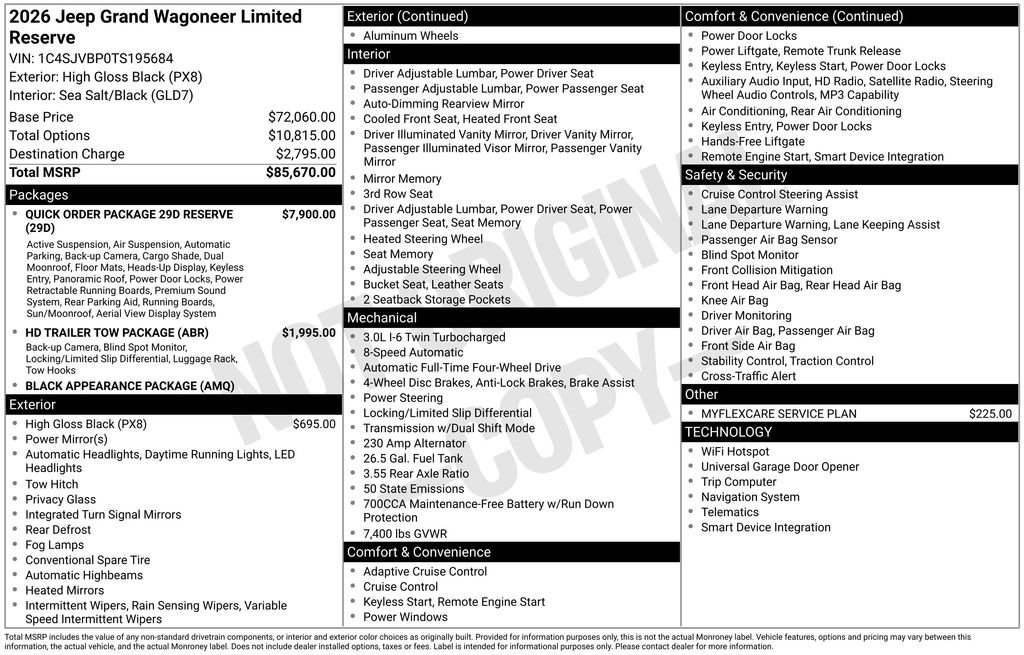 New 2026 High Gloss Black Exterior Paint Jeep Limited Reserve image 33