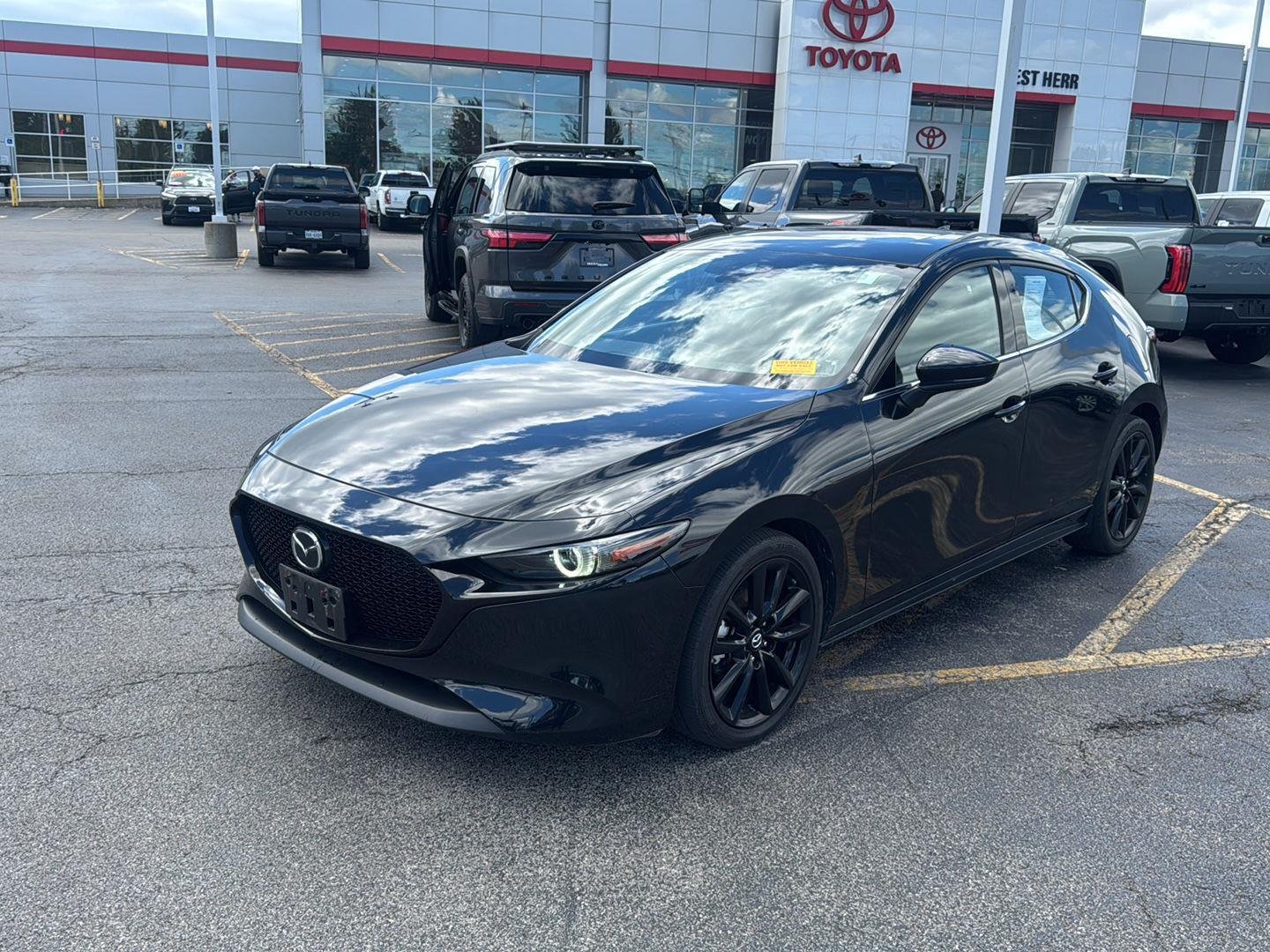 Used 2020 Jet Black Mica Mazda Premium Package image 3
