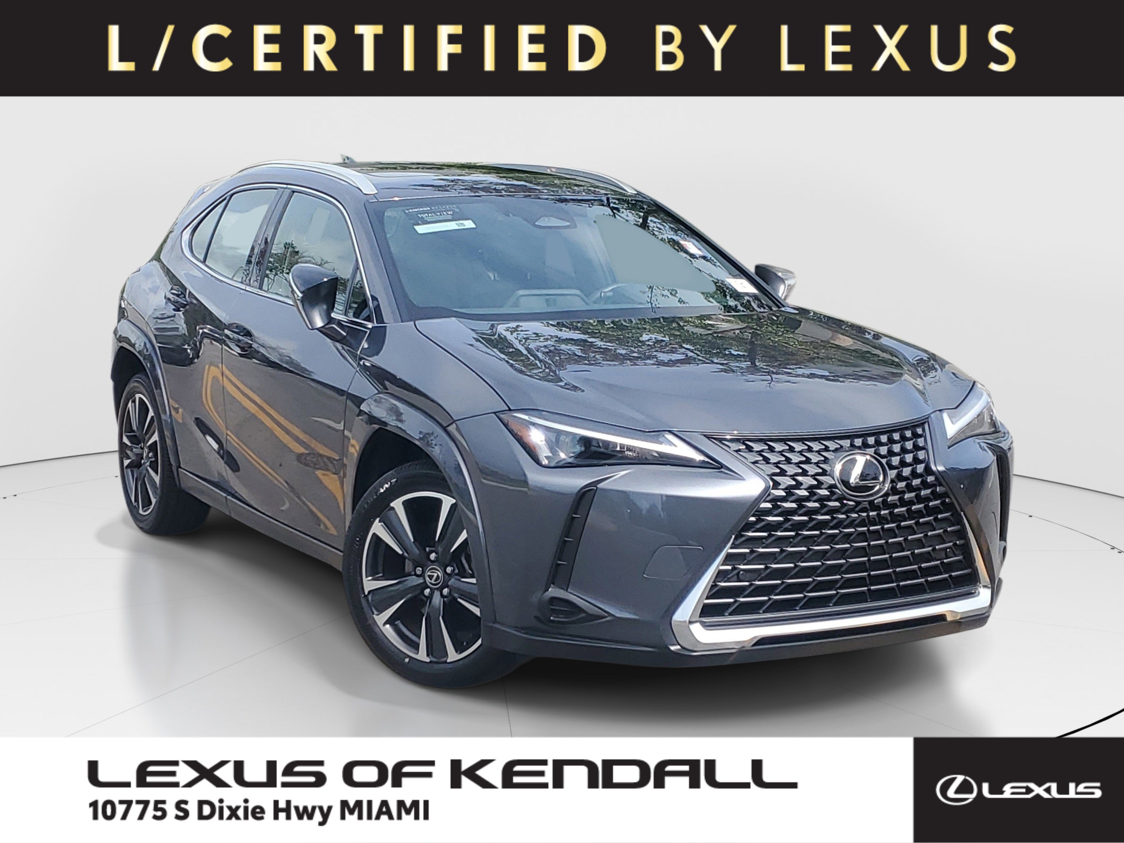 Certified Used 2025 Obsidian Lexus UX 300h F SPORT Design image 1