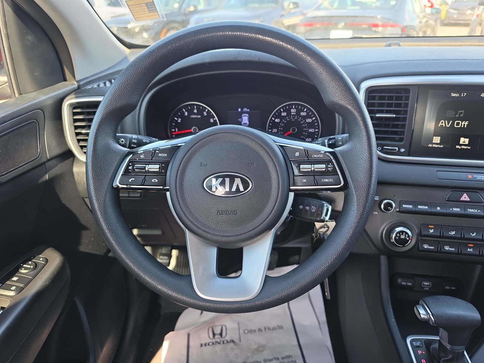 Used 2020 Red Kia LX image 9