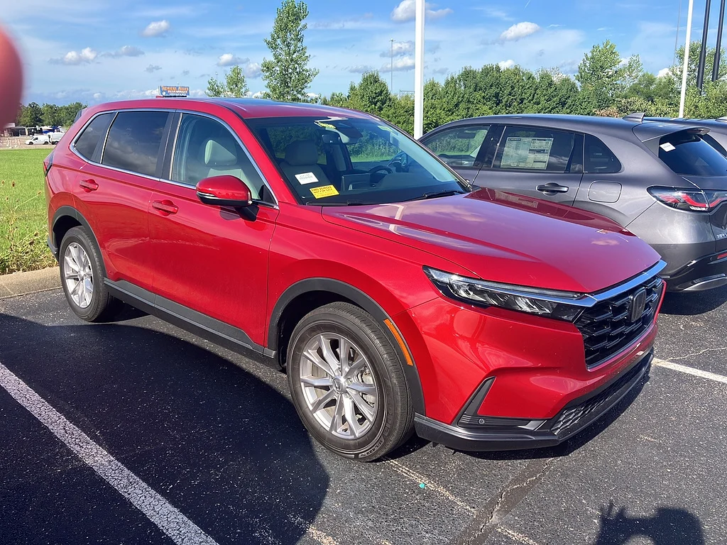Certified Used 2024 Radiant Red Metallic Honda EX-L image 1