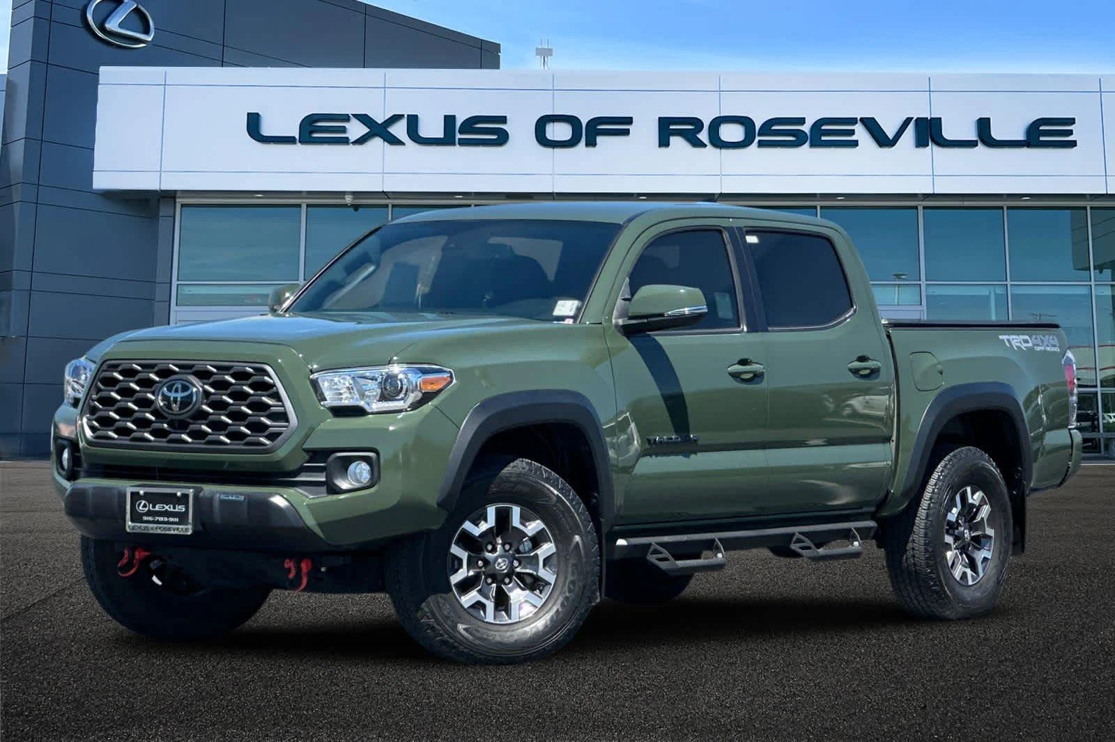 Used 2021 Army Green Toyota TRD Off Road image 1