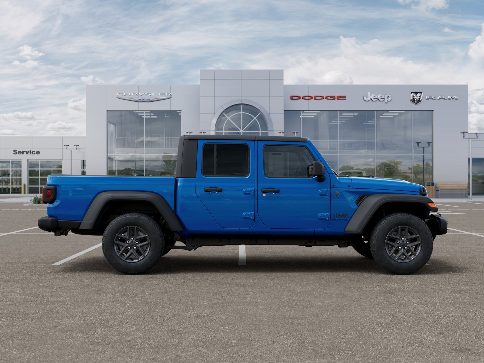 New 2026 Hydro Blue Pearl-Coat Exterior Paint Jeep Sport S image 43