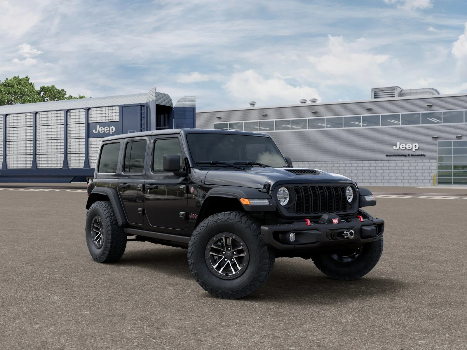New 2026 Black Clear-Coat Exterior Paint Jeep Rubicon image 6