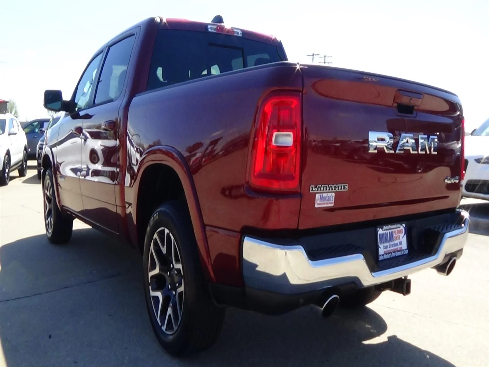 Used 2025 Delmonico Red Pearl Coat (prv) RAM Laramie image 8