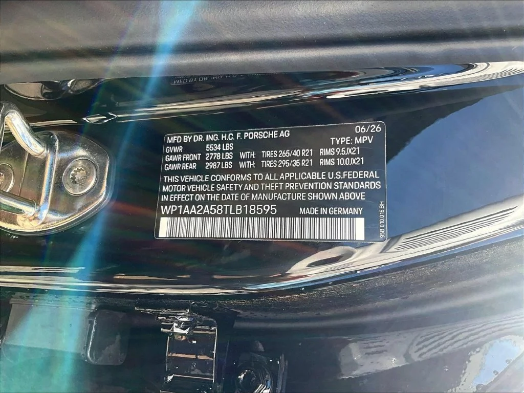 New 2026 Black Porsche  image 26