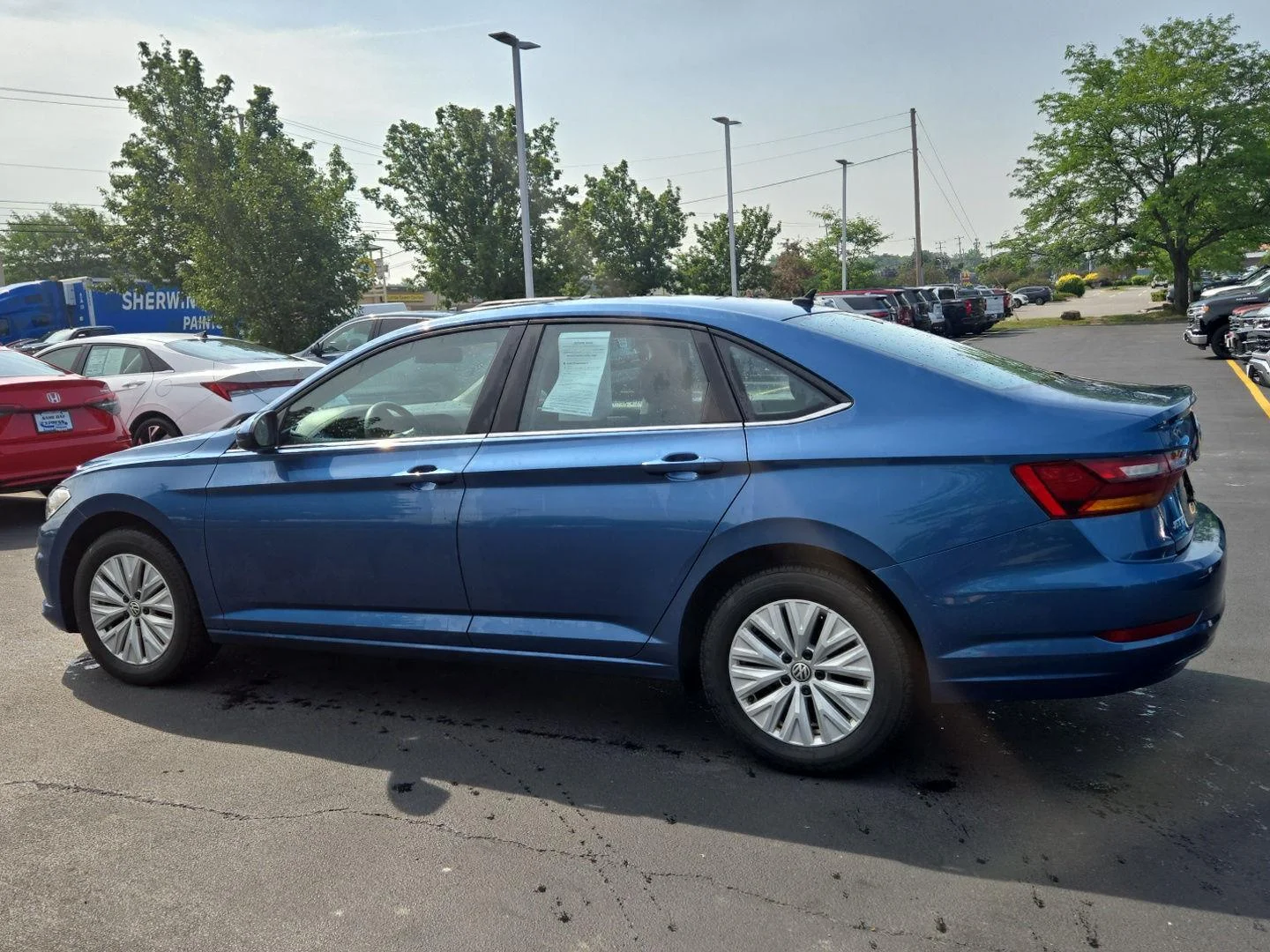 Used 2019 Blue Silk Metallic Volkswagen S image 4