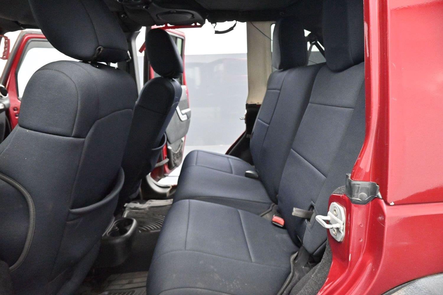 Used 2011 Deep Cherry Red Crystal Pearlcoat Jeep Sahara image 26